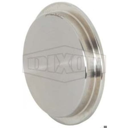 Dixon Solid End Cap, 2 in, Male I-Line, 316L SS, Domestic 16AI-14I200R